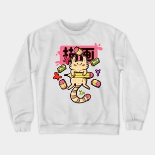 artist cat Crewneck Sweatshirt